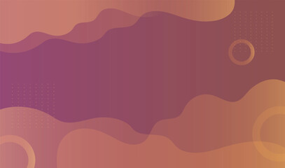 Vector modern background geometric stylelight violet and orange gradient memphis wave effect