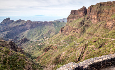 Epic Road Landscape Masca Tenerife