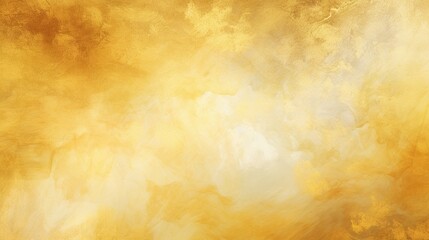 Abstract golden texture on watercolor style background. Golden painting texture concept. Generative AI - obrazy, fototapety, plakaty