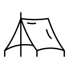   Tarp line icon