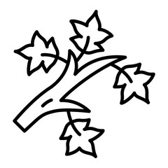   Herb line icon