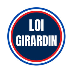 Symbole loi Girardin en France