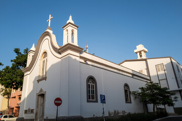 Eglise de la ville de Mindelo au Cap Vert en Afrique