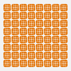 seamless pattern with numbers