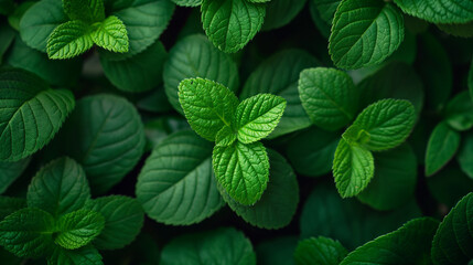 Beautiful closeup photo of green leaves. wallpaper background for desktop web design for ads and copy space print	