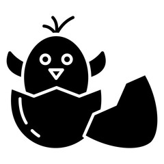 Chick Hatching Icon