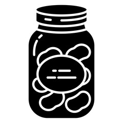 Jelly Bean Jar Icon