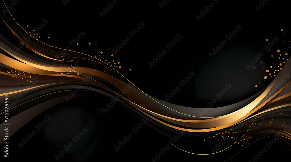 Poster abstract background and data transfer concept, abstract line art background