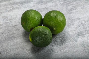 Green sour tropical Lime fruit