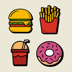 fast food set