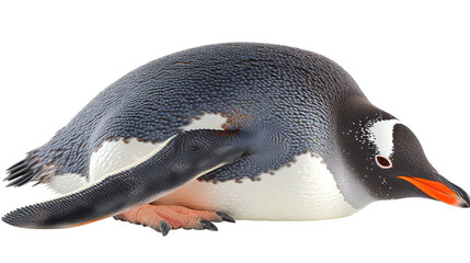 Naklejka premium penguin isolated on white
