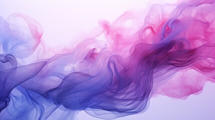 ink smoke effect abstract background with blue and pink color shades