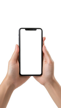 A person is seen holding a smart phone, the device that enables communication and access to information in the modern world.