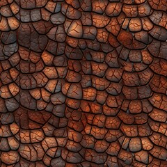 Naklejka premium Seamless pattern with leather texture
