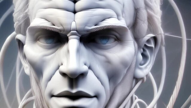 robot man face