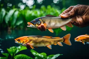 Fototapeta premium fish in the aquarium