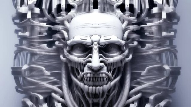 robot man face