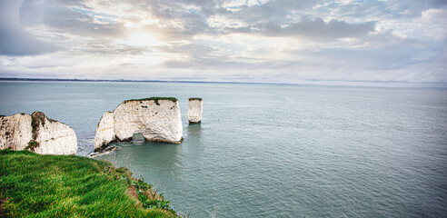 view of the sea from the coast