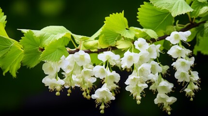 Spring Blossoms, Delicate White Flowers on Branch - Powered by Adobe