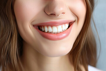 women perfect teeth smile