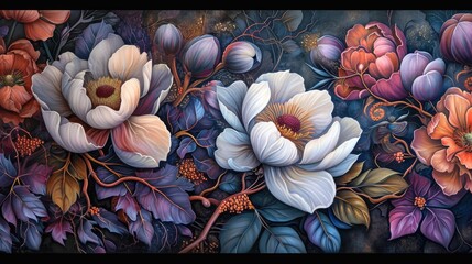 Floral Elegance: A Tapestry of Botanical Grace