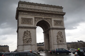 Fototapeta na wymiar Arc de triomphe