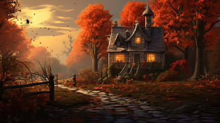 The autumn house