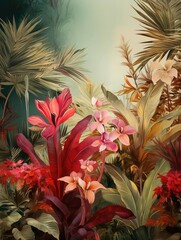 flovers and botanical tropical