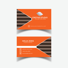 Fototapeta premium Modern Creative and luxury Business Card print Template 