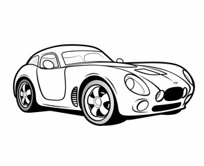 Sport car coloring page for kids transportation coloring pages printables car