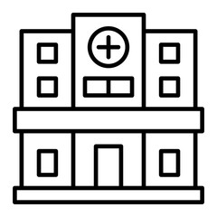   Hospital line icon