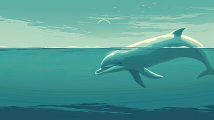 Fototapeta premium Dolphin