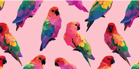 Parrot pattern background