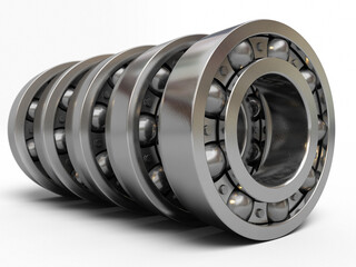 3d render Ball Bearing (depth of field)