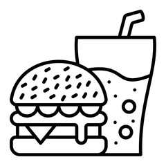   Fast Food line icon