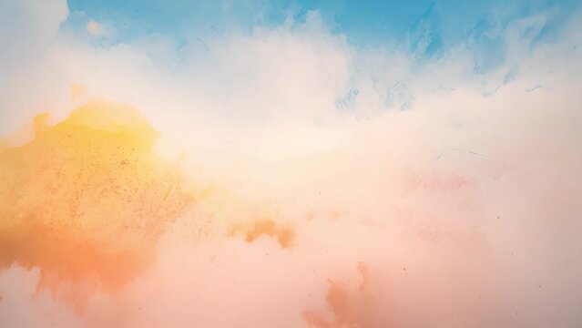 Grunge background, red, yellow, blue, multi colored nature gradient backdrop. illustration. Ecology concept for your graphic design, banner or poster.