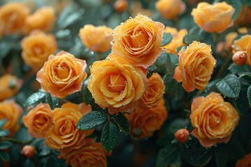 fresh yellow roses, valentine's day mood