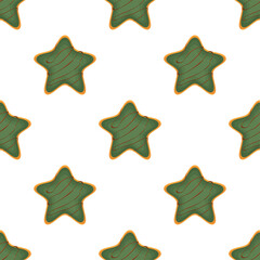 Fototapeta premium Pattern homemade cookie different taste in pastry biscuit