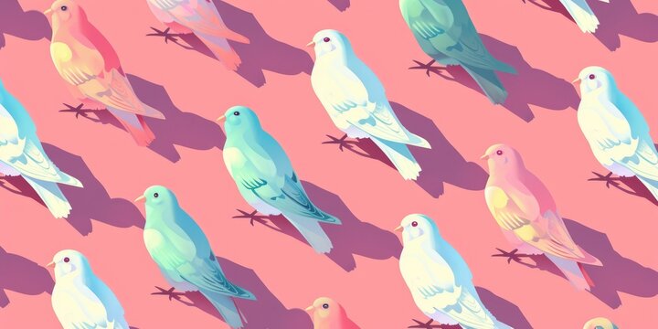 Bird pattern background