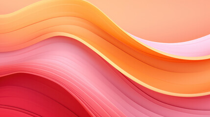 Pink, red and orange, wavy lines, forming photo pattern background