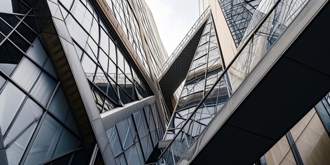 modern geometric architectural forms