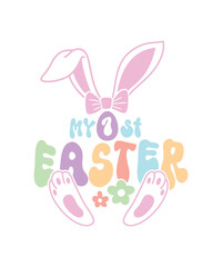My First Easter
Easter Eps,
Easter Sublimation,
Easter Quote,
Retro Easter,
Bunny,
Easter Bunny,
Happy Easter,
Retro,
Groovy,
Rabbit Easter,
Easter T-shirt,
Retro Shirt,
Svg Design,
Cutting File, 

