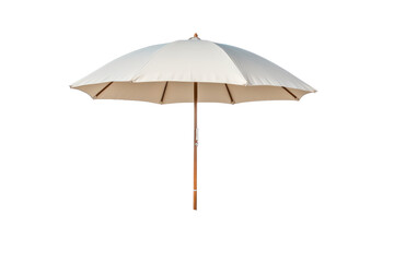 Traditional Beach Umbrella Isolated On Transparent Background