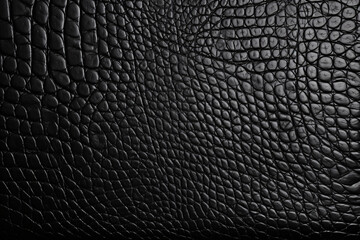 Black Leather Surface Elegant Background