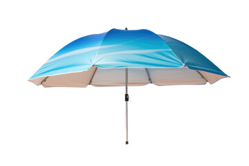 The Windproof Blue Umbrella Isolated On Transparent Background