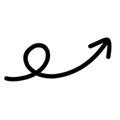 hand drawn arrow
