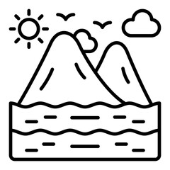   Island line icon