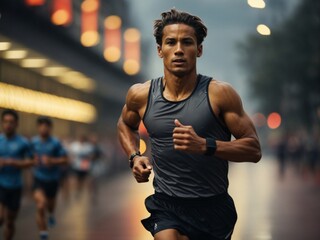 football player in action