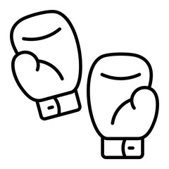   Boxing Gloves line icon