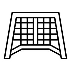   Hockey Goal line icon